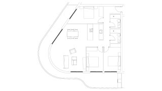 Apartment floor plan, 3 bedrooms in VITANIA No. 9