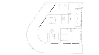 Apartment floor plan, 3 bedrooms in VITANIA No. 10