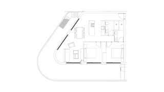 Apartment floor plan, 2 bedrooms in VITANIA No. 8